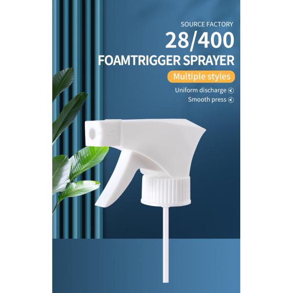 Custom Order Accepted Plastic Foam Trigger Sprayer Pump Cap 28/400 for Hand Chemical
