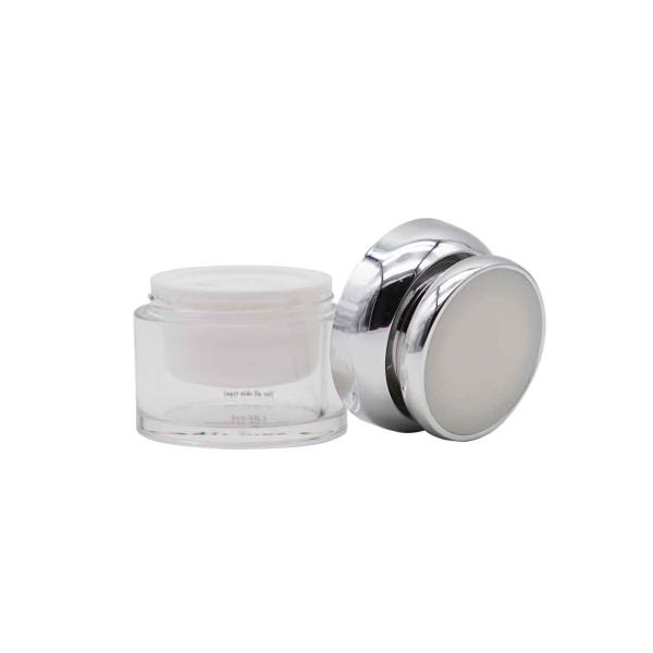 Luxury Acrylic 50g Cosmetic Cream Jar Containers Customizable 30g