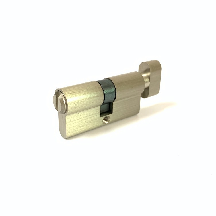 60mm Brass Cylinder Lock Privacy Bathroom Barrel Lock For WC