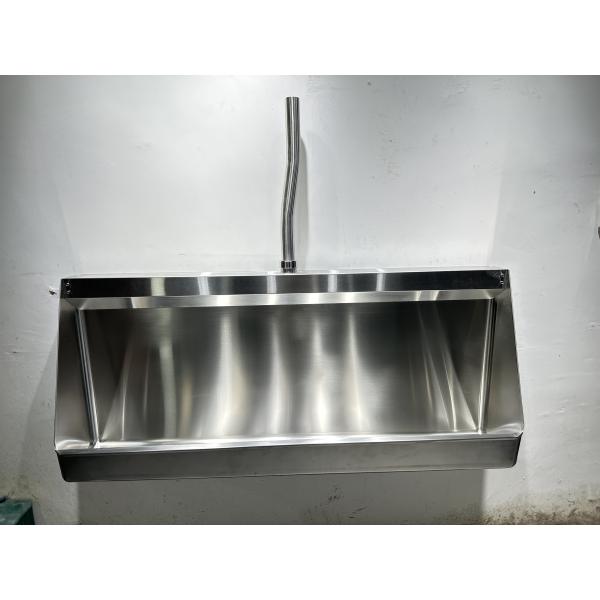 Professional Production Of 304 Stainless Steel Urinal Factory School Customizable Sizes Urinal For Sports Venues Men'S Metal Public Toilet Equipment