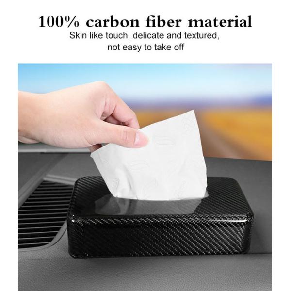 Противоокислительн 21*12*5.6cm лоснистая коробка ткани волокна углерода