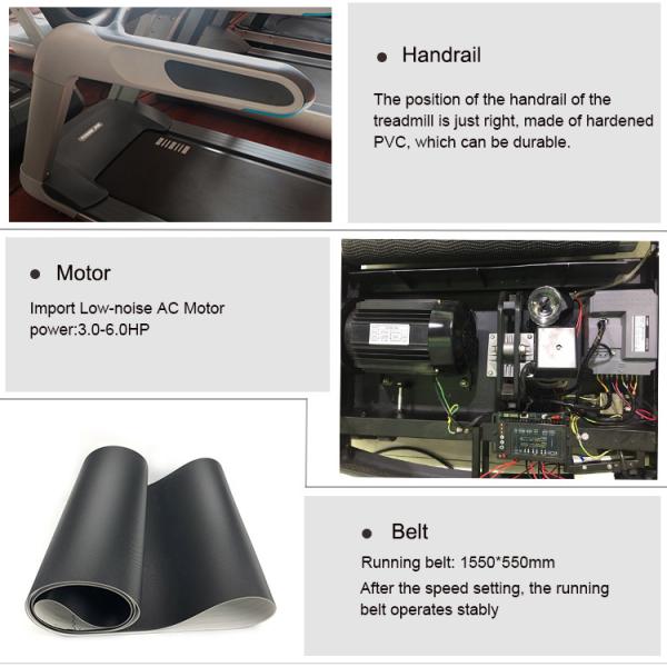 коммерчески третбан 220В для спортзала, моторизованной коммерчески идущей машины