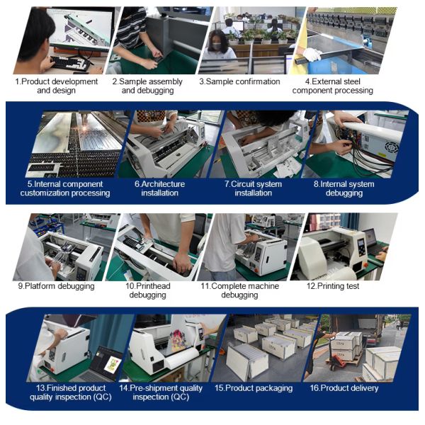 New Arrival t Shirts Textile Digital PET Film Printing Machine DTF Printer With Powder Shaking Machine