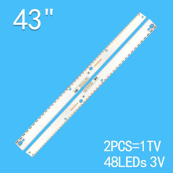 V6ER_430SMA_LED48_R2 Samsung TV Backlight UN43KU7500 UN43KU7000 UE43KU6655 BN96-39676A