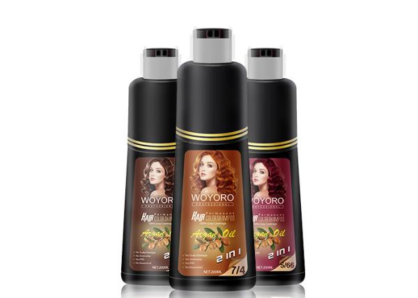 A garrafa feita sob encomenda embalou o champô 15ml*2 do cabelo preto para o supermercado