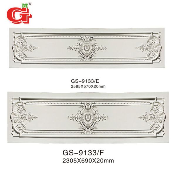 GS-9135 Wholesale Classic Indoor Decorative Urethane Polymer Artistic Wall Boards