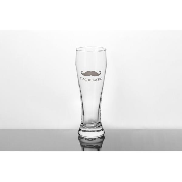 Handmade 18Oz Tall Pilsner Beer Glasses Clear 510ml Mouth Blown Customized
