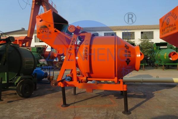 35 - 45 Seconds Electric JZC300 Concrete Mixer High Performance Customer Color
