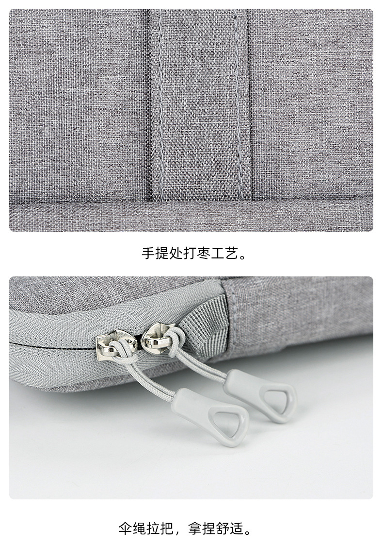 Women's Briefcase Laptop Bag 13/14/15.6 Inch Tablet Sleeve Men's Business Shoulder Bag with Custom Logo Printing Wholesale OEM/ODM/Private Label