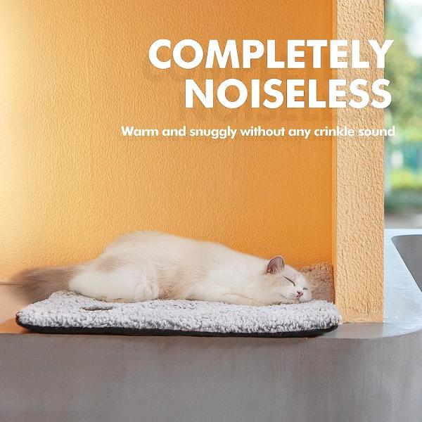 Self Warming Dog Bed Mat, Soft Plush Pet Sleeping Pad for Dog Cats, Winter Pet Blanket for Dog Bed, Couch, Sofa, Car