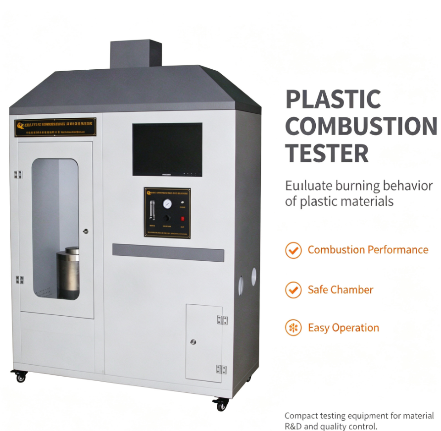 Plastic Material Flammability Tester Combustion Performance Testing Equipment for Quality Control