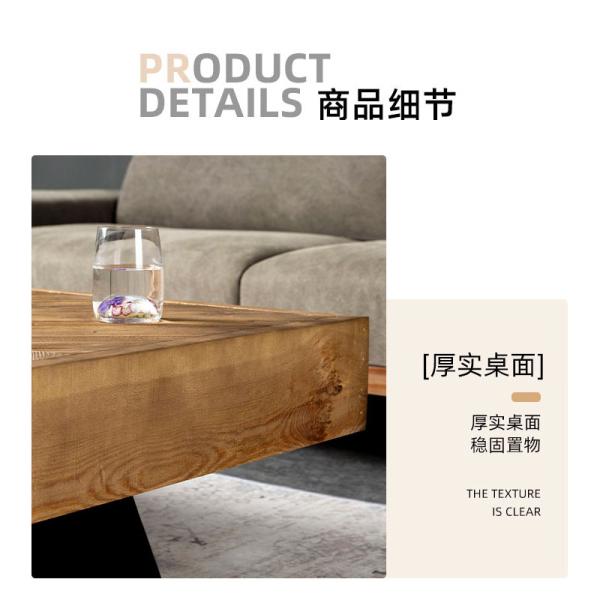 European Wooden Coffee Table Modern Outdoor Extendable Table Folding Table Wood