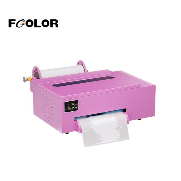 Pink Color Smart T Shirt DTF Printer A4 Roll To Roll Pet Film DTF Machine With XP600 Head