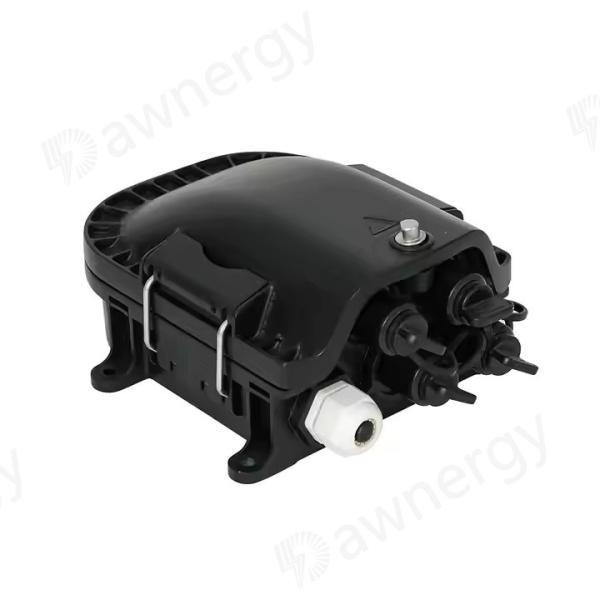 12 Ports Pre Connectorized IP68 PC ABS Black Fiber Splice Distribution Box