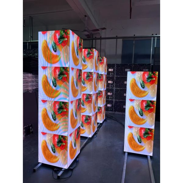 outdoor right angle led display 90 Degree Right-angle LED Display Screen