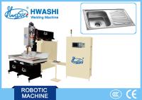 Machine de soudure automatique d'évier de cuvette de cuisine et d'hôtel d'acier inoxydable double, équipement de soudure continue d'évier