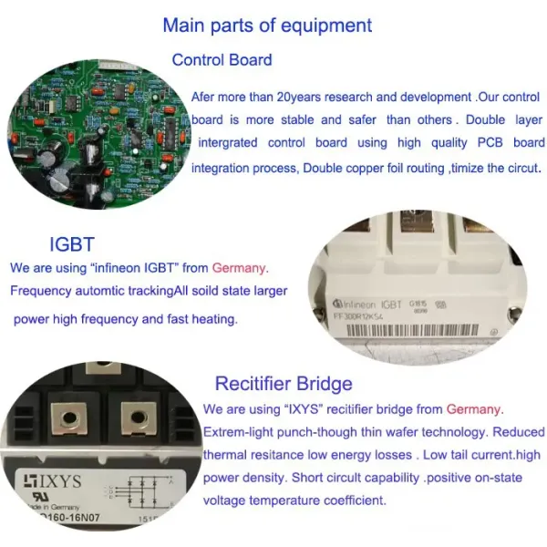 Factory Price Portable Induction Brazing Machine for Welding Brass Corner/Copper Connectors