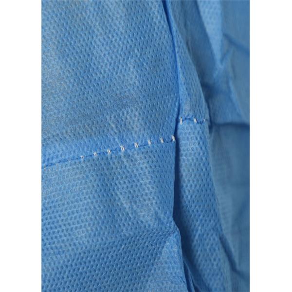 Anti Blood Disposable Operating Gowns , Breathable Disposable Barrier Gowns