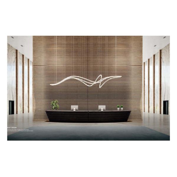 Pearl Necklace Buddha Glass Ball Villa Hotel Creative Design Luxury High-End Chandelier Non-Standard High-End Custom