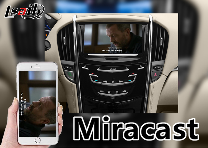 Блок автоматического интерфейса андроида навигации неразъемный для ATS ESCALADE Кадиллака с встроенным Mirrorlink, Bluetooth