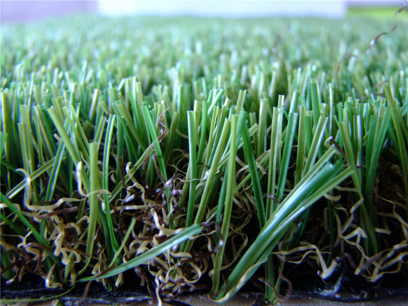 Recycled Leisure Landscaping Artificial Grass 30mm 50mm , Residential Field Turf