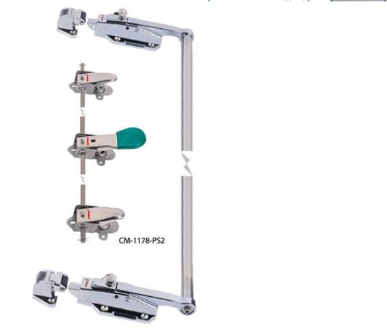 Stainless Steel Die Cast Zinc Safety Latches Inside Release Handle For Freezer Room