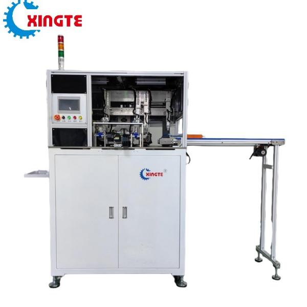 220V 50Hz Fully Automatic Coil Winding Machine , 2 Stations Toroidal Coil Winder