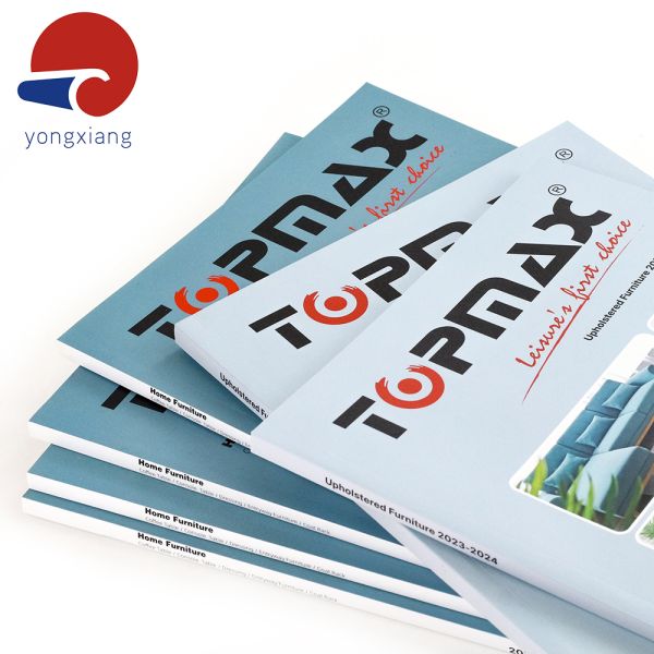 Perfect Binding Catalog Magazine Printing Glossy Paper / Matte Paper Custom Catalog Printing