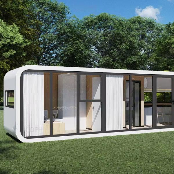 Fire Retardant Prefabricated Mobile Home Customised With Composite Wood Floor
