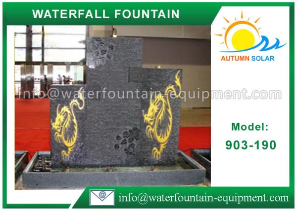 Granite Stone Waterfall Water Fountain Outdoor For Garden Decoration