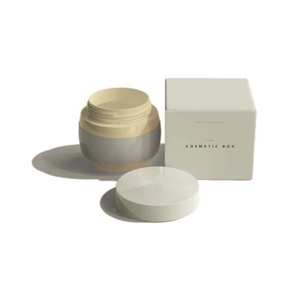 Logotipo impreso a medida Cartón de color completo Cosméticos para el cuidado de la piel Crema facial Caja de embalaje de papel