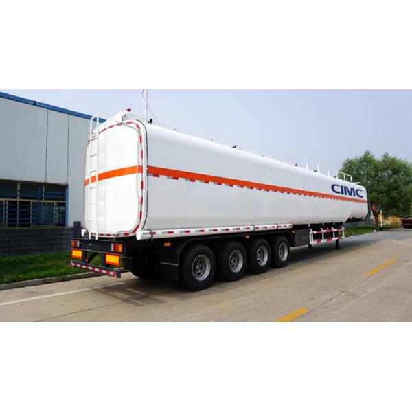 Road Transport 4 Fuwa Axles 90000L Fuel Tanker Trailer