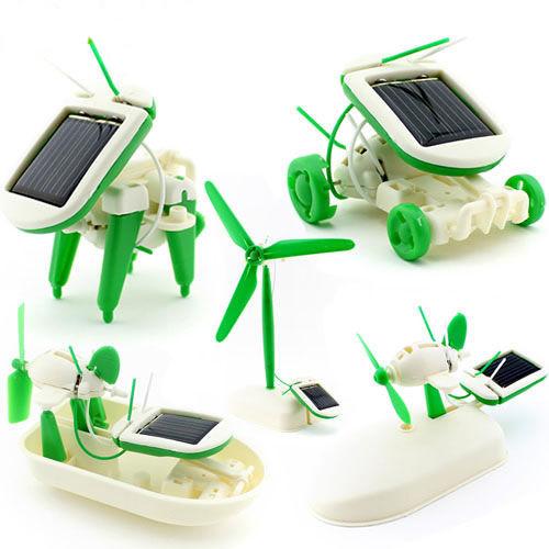 Stem 6 in 1 Solar Toy Robotic Kits for Students Novelty Gag Toys Solar Robot Kit Toys & Hobbies for Kids