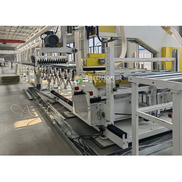 Customized Full-Automatic Rock Wool Sandwich Panel Production Line Easy To Operate