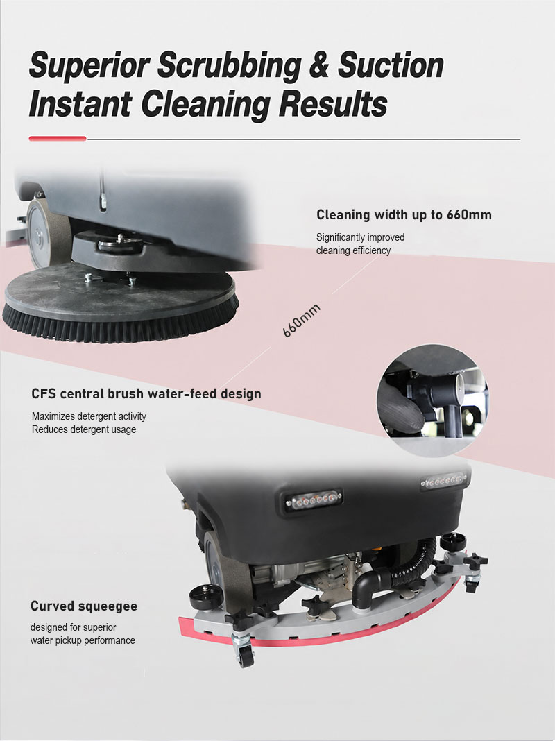 2026 New Product Newest Electric Floor Scrubber Machine Commercial Ride on Cleaner