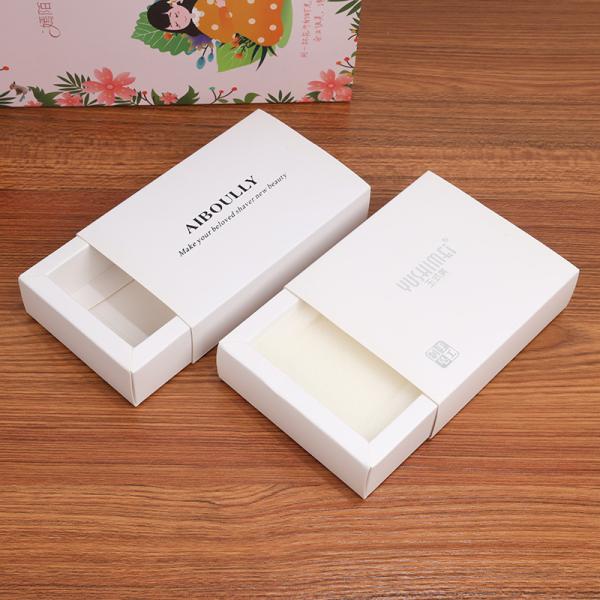 Floral Tea Foldable Paper Boxes Socks Bake Cardboard Drawer Boxes Foldable