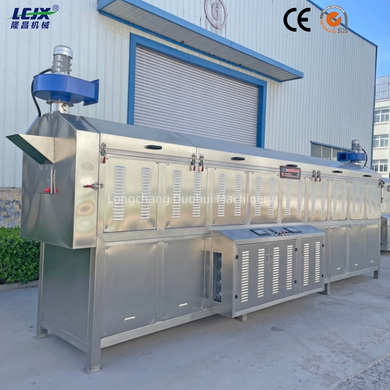 Stainless Steel Electromagnetic Roasting Machine Puffed Shrimp Sticks Prawn Cracker Bugles Roaster