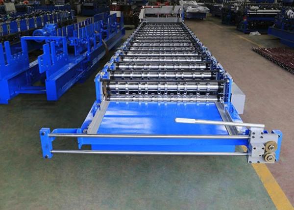 Roof Tile Glazed Tile Roll Forming Machine Color Steel PPGI PPGL PLC Control