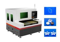 Máquina de corte de vidrio poligonal de doble mesa con láser Velocidad de corte 0-500 mm/S