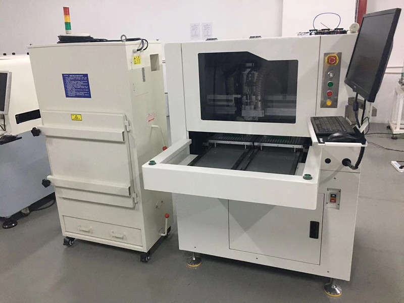 YSVC-650 PCB Router Depaneling Machine with ± 0.01mm Cutting Accuracy, CCD Camera Alignment, and High-Speed X-Y Robot