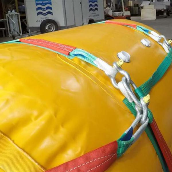 Тяжелые надувные подушки воздушного питания Закрытая плавучесть Поддержка Надувный складной воздушный подъемный мешок