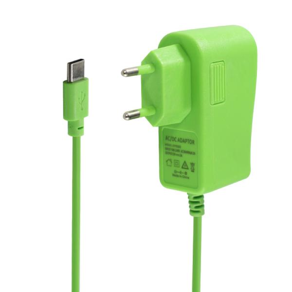 グリーン カラー ブラジル パワー 急速充電 USB C アダプター 5V 2A ユニバーサル アダプター