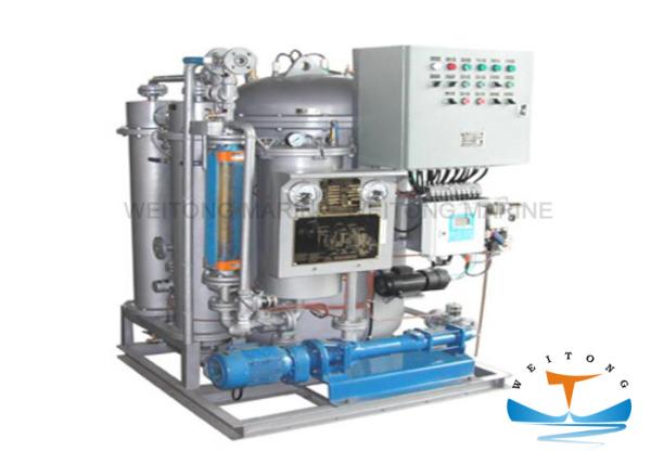 LCD Display Oily Bilge Water Separator With Fiber Filter And Membrane Permeation