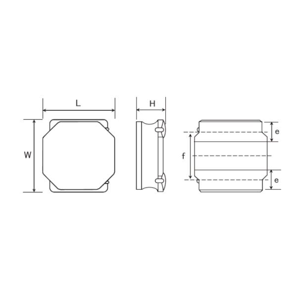 100kHz Wire Wound Inductor , 0.9 A Surface Mount Power Inductor NRV2012T3R3MGF