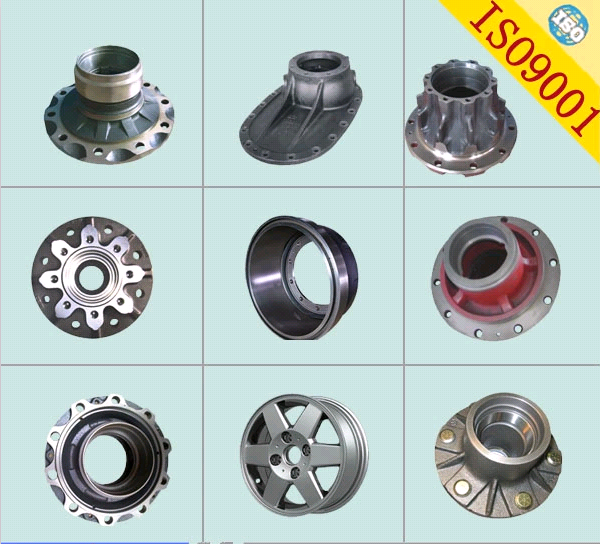 Clay Sand Mold Casting GGG50 Ductile Iron Truck Axle Rear Wheel Hub Parts