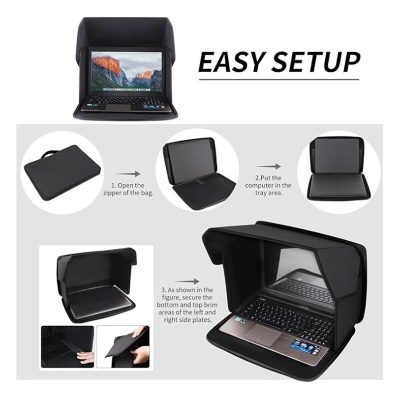 Foldable 35 X 26 Cm Laptop Protective Case With Customizable Design For Privacy And Protection