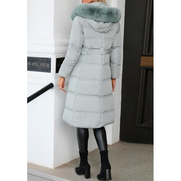 Пальто зимы куртки спуска изготовленных на заказ женщин Китая фабрики одежды куртка скалозуба тонкого длинного с капюшоном