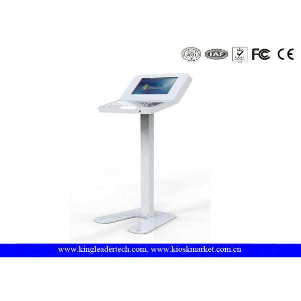 Customized Simple Information Kiosk Touch Screen With Rugged Metal Keyboard