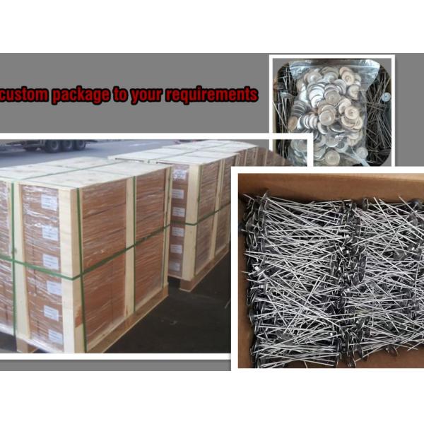Metal Insulation Fasteners, Stainless Steel Lacing Anchors 2.5