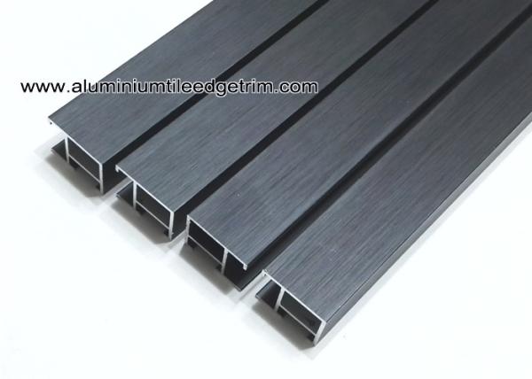 Brushed Black Aluminium Metal Picture Frames With 2 cm Flat Edge